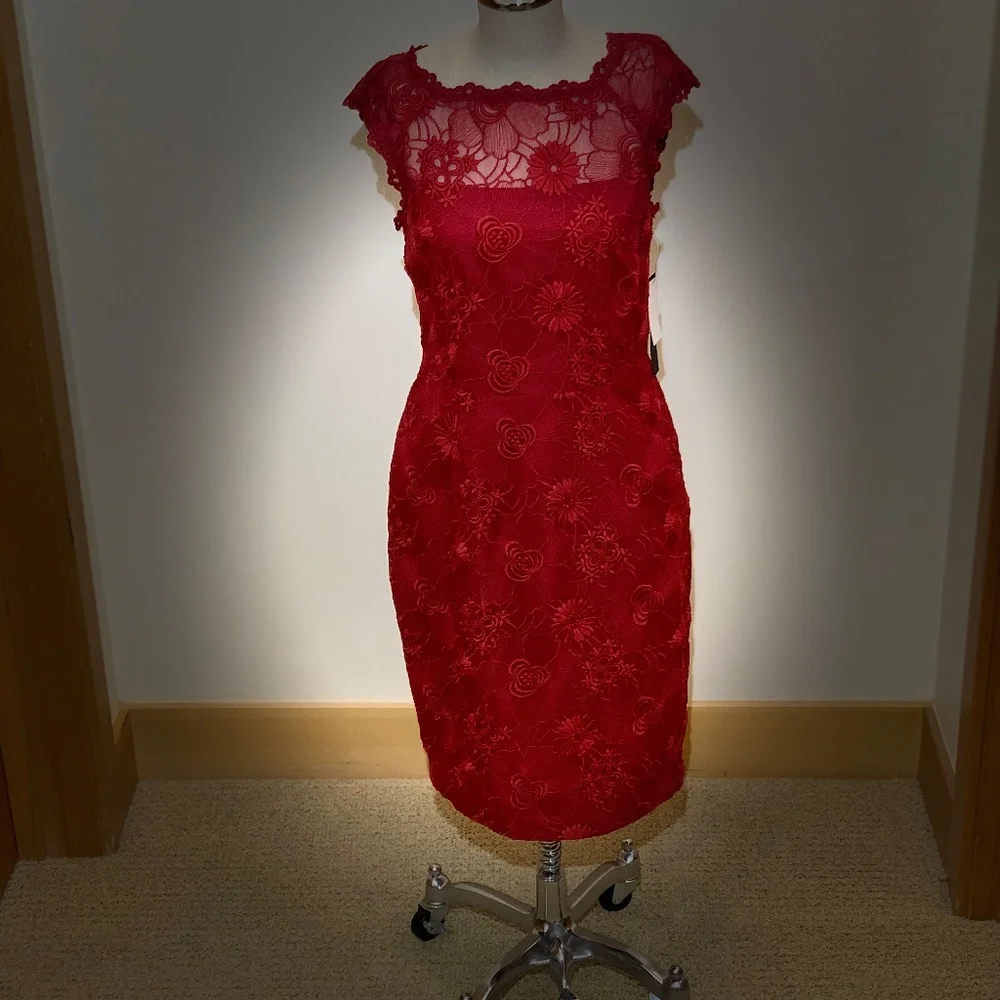 🔥NWT🔥 Cynthia Steffé "Ruby" Dress - Size 6✨✨✨ - Picture 3 of 16